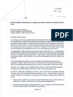 Schneider Sent First American A RESPA Qualified Written Request, Complaint, and Dispute of Debt and Validation of Debt Letter