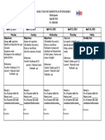 Daily Log of Lesson Plan in English 2