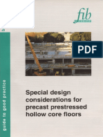 Special Design Considerations For Precast Prestressed Hollow Core Floors - Guide To Good Practice. 6-FIB (2000)