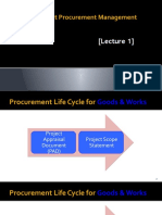 Project Procurement Management: (Lecture 1)