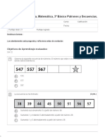 Prueba Patrones Numéricos