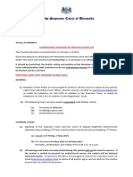 Circular No. 6 of 2021 - Transitional Increase of Services Covid19