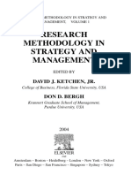 Research Methodology in Strategy and Management: David J. Ketchen, JR