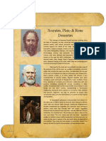 Socrates, Plato & Rene Descartes