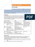 Critical Thinking Challenge: Tasks Page: Chapter 7: Development Strategies