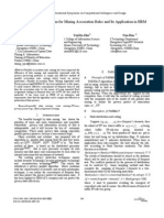 Privacy 3arallel Algorithm For Mining Association Rules and Its Application in HRM