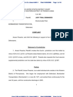 PESANTE v. BOMBARDIER TRANSPORTATION Complaint