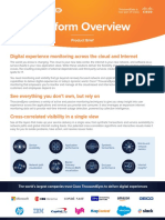 ThousandEyes Product Brief Platform Overview