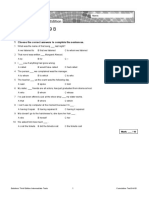 Sol3e Int Cumulative Test 6-9 Test B