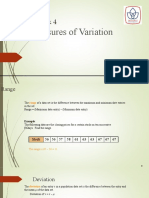 4 - Stat - Measures of Variation 2021