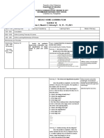 Weekly Home Learning Plan Science 10 Quarter 2, Week 6-7, February 8 - 12, 15 - 19, 2021