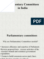 Parliamentary Committees in India