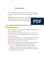 MG312 Exam Notes Chapter 6 Organizational Development and Change