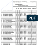 Tabela de Preços: 1 - Capita Capital