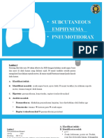 Subcutaneous: Emphysema