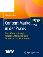 Content Marketing in Der Praxis Claudia Hilker