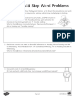 Two-Step Maths Word Problems Differentiated Worksheets