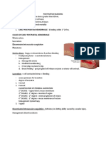 Postpartum Hemorrhage Handout