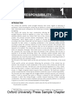 Criminal Responsibility: Oxford University Press Sample Chapter