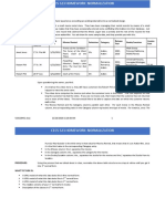 Homework Normalization