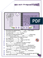 Verben Mit Prpositionen Teil 1 A1 Bung