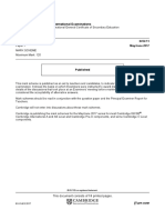 Cambridge International Examinations: Accounting 0452/11 May/June 2017