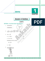 Number Systems: Answers & Solutions