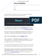 React Runtime