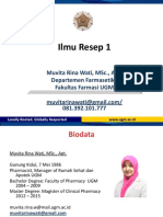 Ilmu Resep 1 - Drug Interaction2 - 2017