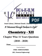 XII Chemistry Preparation Paper 2020