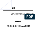 Caterpillar Cat 330B L EXCAVATOR (Prefix 1JS) Service Repair Manual (1JS00001 and Up)