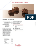 Recipe Quantity Recipe Number Grand Cru Sambirano 68% Truffles