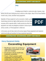 COSH Heavy Equipmen Safety