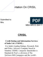 Presentation On CRISIL