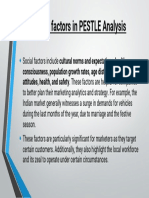 Social Factors in PESTLE Analysis