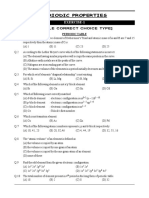 Periodic Properties: Exercise-1