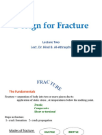 Design For Fracture: Lecture Two Lect. Dr. Hind B. Al-Attraqchi