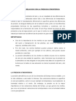 Los Vientos y Su Relacion Con La Presion Atmosferica