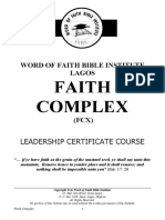 Faith Complex: Word of Faith Bible Institute Lagos