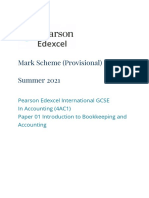 Mark Scheme (Provisional) Summer 2021