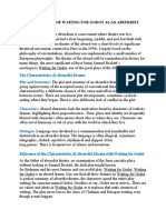 1) Evaluation of Waiting For Godot As An Absurdist Play: The Characteristics of Absurdist Drama Plot and Structure