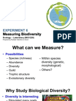 Ecology Lab - Experiment 6 - Measuring Diversity (Corrected)