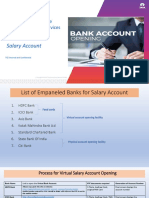 Salary Account - Easy To Access