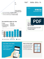 Your Bill Highlights: Your Electricity Usage Over Time You Used A Total of 1,681 KWH From Feb 26, 2021 To Apr 27, 2021