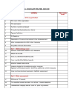 NEBOSH New Check List Dec 2020