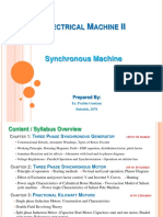 E M II: Synchronous Machine