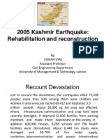 2005 Kashmir Earthquake: Rehabilitation and Reconstruction