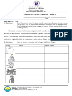 Department of Education: English Assessment - Grade 2 Quarter 1 Week 3