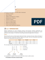 CA Foundation Matrices