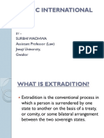 13 - Public International Law - Extradition